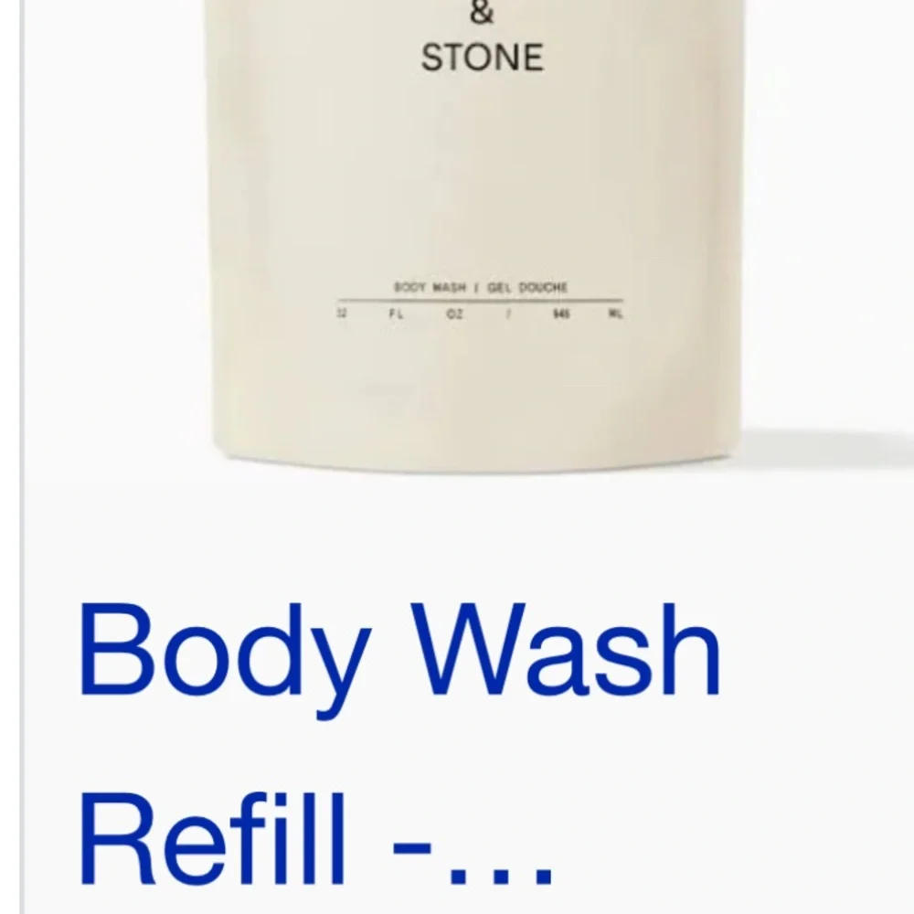 Salt & Stone - Cream Body Wash Refill — Hydrating Cream Formula